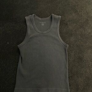 Brandy Melville Ribbed Tank Top in Black